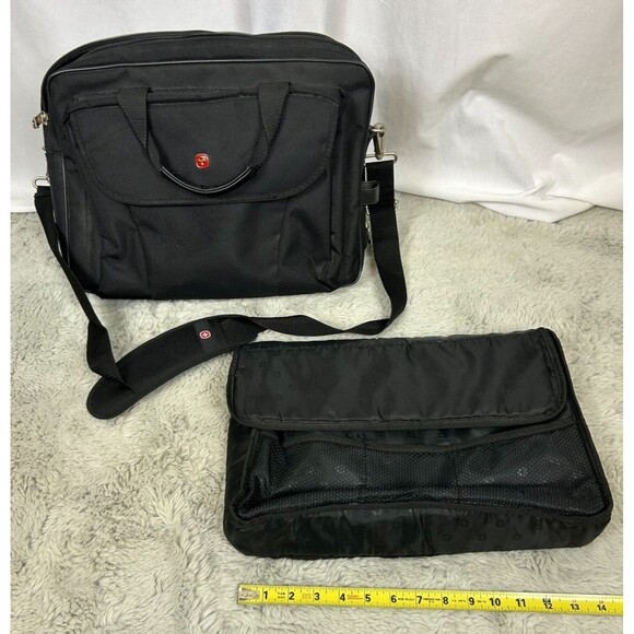 WENGER SwissGear 16" Laptop Briefcase w Removable Sleeve- Shoulder Messenger Bag - Picture 2 of 13
